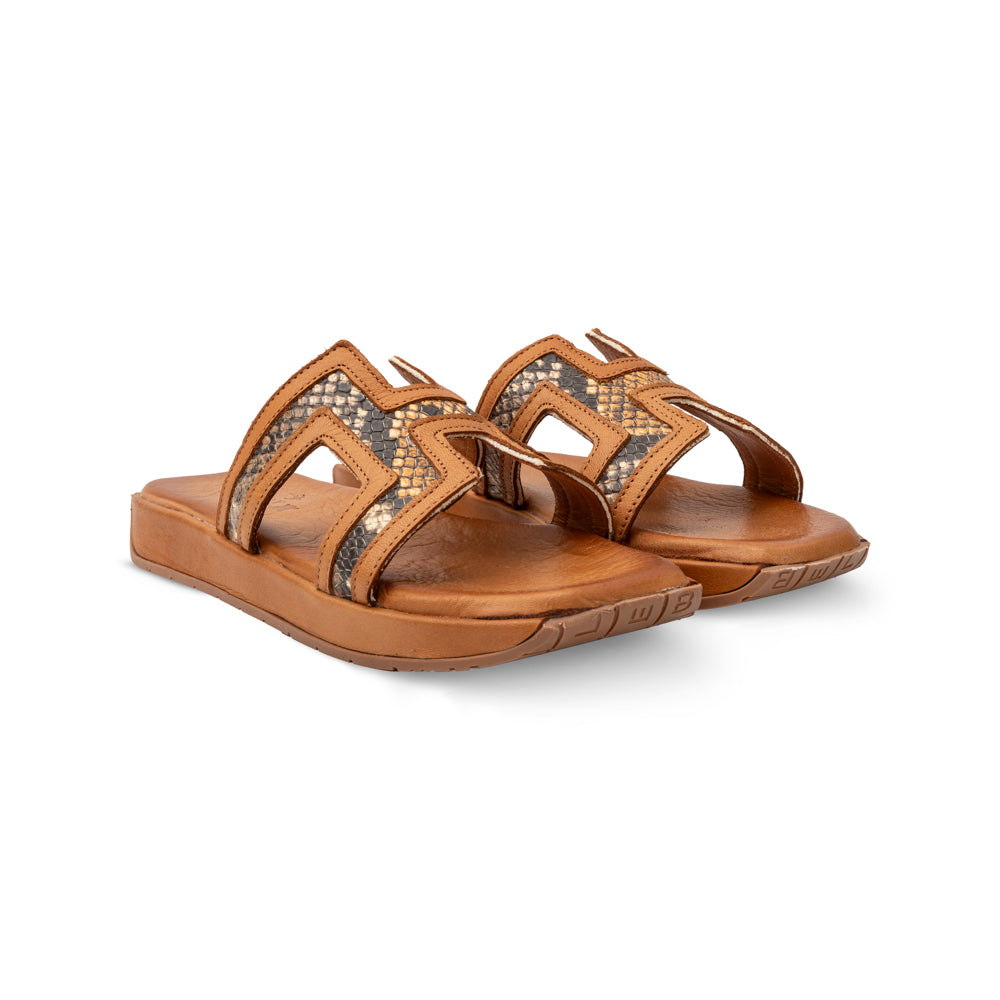 Love Ballerins Model 116 - Brown Snake