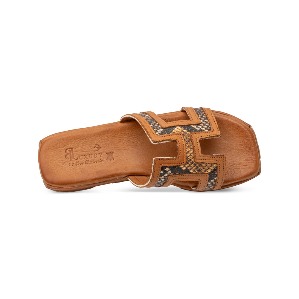 Love Ballerins Model 116 - Brown Snake