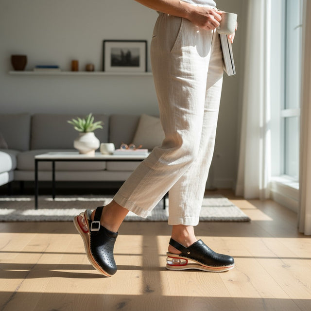 Geris Model GF05- Black Red – na nogama, lifestyle fotografija